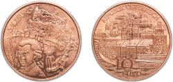 World Coins - Austria Second Republic 2014 10 Euros (Salzburg) Copper Münze Österreich (130000) 14.94g UNC KM 3232