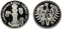 World Coins - Germany Federal Republic 2012 Medal - Landesgartenschau Schau, Löbau Silver 13.94g PF