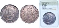 World Coins - France 1767 L 1 Écu - Louis XV Silver (.917) Bayonne Mint 29.488g NGC AU Dy royales 1680 GadR 322 Dav ECT 1331 KM 512 Ciani 2122