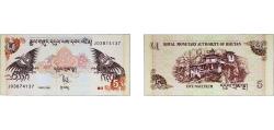 World Coins - Bhutan Kingdom 2006 5 Ngultrum Paper UNC P 28 TBB 217