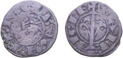 World Coins - Spain Kingdom of Valencia 1213 - 1276 Dinero - Jaime I Billon Valencia Mint 0.67g VF  Cru 316