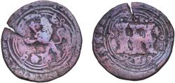 World Coins - Spain Kingdom 1497 - 1504 4 Maravedis - Ferdinand V and Isabella I Billon (.019 silver) 8.65g VF