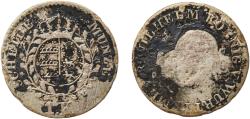 World Coins - Germany Kingdom of Württemberg German states 1824 - 1838 1 Kreuzer - William I Billon (.147) Staatliche Münze Baden-Württemberg Mint 0.63g VF  AKS 108 KR 83-84 Jaeg 1 Wu 40 KM 548