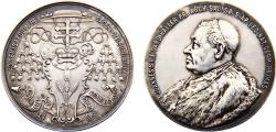 World Coins - Germany Salzburg 1898 Medal Johann Evangelist Haller, 50th anniversary of the priesthood of Archbishop