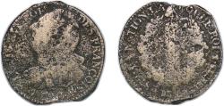 World Coins - France Kingdom 1792 A 2 Sols - Louis XVI (FRANÇOIS) Copper Paris Mint 19.68g F Dy royales 1722 Gad 25 KM 603 Ciani 2249