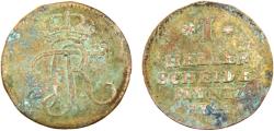 World Coins - Germany Holy Roman Empire Landgraviate of Hessen-Kassel Friedrich I 1748 1 Heller