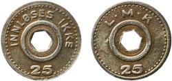 World Coins - Denmark Kingdom ND Token - Innløses Ikke, L.M.K 1.92g UNC