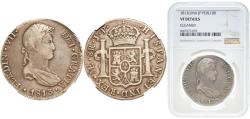World Coins - Peru Spanish colony 1813 LIMAE JP 8 Reales - Fernando VII (Colonial Milled Coinage) Silver (.896) Lima Mint (4033000) 27.06g NGC VF  KM 117