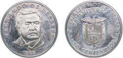 World Coins - Panama Republic 1978 FM 50 Centésimos (Republic) Copper-nickel clad copper The Franklin Mint (11000) 11.4g PF KM 50