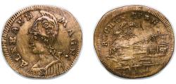 World Coins - Germany Free imperial city of Nürnberg Holy Roman Empire ND Counter Token - Alexand Magn Brass 0.8g VF
