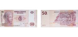 World Coins - Democratic Republic of the Congo Democratic Republic of the Congo (1997-date) Republic 2007 50 Francs Paper UNC P 97 P 97A