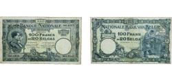World Coins - Belgium Kingdom 1928 100 Francs / 20 Belgas Paper VF  P 102 LA BFB-58