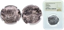 World Coins - Bolivia Spanish colony (1598-1603) P B 4 Reales - Philip III Silver (.931) Potosi Mint 13.58g NGC XF  KM 9