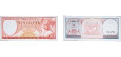 World Coins - Suriname 1963 10 Gulden Paper (12801000) UNC P 121 Plomp PLS16.2b