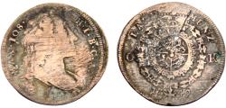 World Coins - Germany Holy Roman Empire Electorate of Bavaria Maximilian III Josef 1749 6 Kreuzer