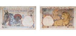 World Coins - French Equatorial Africa French colony 1939 25 Francs Paper VF P 7