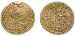 World Coins - Germany Free imperial city of Nürnberg Holy Roman Empire ND Token Brass 0.93g XF