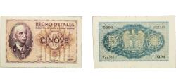 World Coins - Italy Kingdom 1940 5 Lire - Victor Emanuel III Paper (305000000) VF  P 28