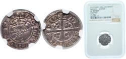 World Coins - Great Britain England United Kingdom ND (1279 - 1307) 1 Penny - Edward I (Sterling type; class 1d) Silver (.925) London Mint 1.3g NGC XF Sp 1383 North 1013