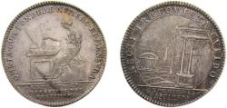 World Coins - France Kingdom ND Jeton - JURES DU ROI ET EXPERTS ET GREFFIERS DES BATIMENTS Silver 6g XF F3188