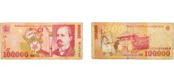 World Coins - Romania Republic 1998 100 000 Lei Paper VF  P 110
