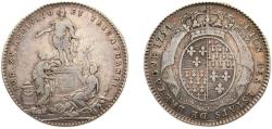 World Coins - France Kingdom 1754 Jeton - Louis XV - États de Bretagne, Rennes Silver (10800) 6.9g VF F8764 Daniel102
