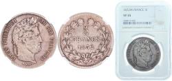 World Coins - France Kingdom 1832 M 5 Francs - Louis-Philippe I Silver (.900) Toulouse Mint (727937) 25g NGC VF 35  KM 749 Franc 2014 324 Gad 1789 678