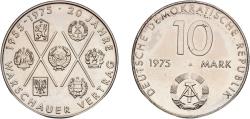 World Coins - Germany German Democratic Republic Democratic republic 1975 A 10 Mark (The Warsaw Pact) Nickel brass Berlin Mint (2522356) 12.29g UNC  KM 58 Schön 54 J 1557 AKS 65
