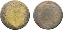 World Coins - Germany Kingdom of Prussia Holy Roman Empire 18th Century ⅓ Reichsthaler - Frederick II Contemporary counterfeit in Brass Brass Berlin Mint 7.08g F