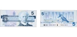 World Coins - Canada 1986 5 Dollars Paper AU Ch GPM BC-56 P 95