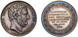 World Coins - France Third Republic 1878 Medal - AUGUSTE BELLA Silver 24.2g AU