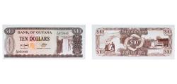 World Coins - Guyana Republic 1992 10 Dollars Paper UNC P 23
