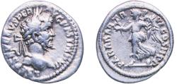 Ancient Coins - Rome Roman Empire 198 AR Denarius - Septimius Severus (PAR AR AD TR P VI COS II P P; Victory) Silver 2.71g VF  RIC IV.1 496A OCRE ric.4.ss.496A
