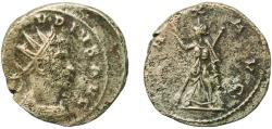 Ancient Coins - Rome Roman Empire 268 - 270 BI Antoninianus - Claudius II Gothicus (PAX AVG; Pax) Billon Siscia Mint 3.7g VF  RIC V.1 186 OCRE ric.5.cg.186