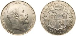 World Coins - Great Britain United Kingdom 1907 ½ Crown - Edward VII Silver (.925) (3693900) 14.14g AU KM 802 Sp 3980