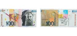 World Coins - Slovenia Republic 1992 100 Tolarjev Paper (55000000) UNC  P 14 P 31 Čop 510.54