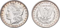 Us Coins - United States Federal republic 1896 1 Dollar "Morgan Dollar" Silver (.900) (.100 copper) Philadelphia Mint (9967000) 26.79g XF PCGS 7240