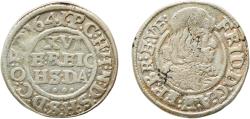 World Coins - Germany Archbishopric of Bremen Holy Roman Empire 1641 1⁄16 Thaler Silver Bremen Mint 1.62g VF  KM 37.1 Jungk 366 - 371