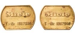 World Coins - Germany Federal Republic ND Token - Wertmarke Laundry Token - Miele (1267940) Brass 6.24g AU