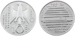World Coins - Germany Federal republic 2014 J 10 Euro 300 years Fahrenheit Scale