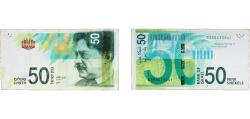 World Coins - Israel State 2014 50 New Shekels (Shaul Tchernichovsky) Paper VF P 66 TBB 443