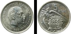 World Coins - Spain Nationalist Government 1957 