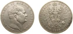 World Coins - Germany Kingdom of Prussia German states 1859 A 1 Vereinsthaler - Friedrich Wilhelm IV Silver (.900) Berlin Mint (17600000) 18.52g XF KM 471