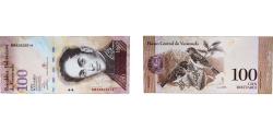 World Coins - Venezuela Bolivarian Republic 2013 100 Bolívares Paper UNC P 93 NCV bbcv100bsf