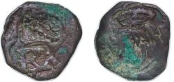 World Coins - Spain Kingdom 1658 8 Maravedis - Philip IV (countermarked) Copper 6.06g VF