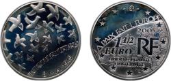 World Coins - France Fifth Republic 2005 1½ Euro (World War II) Silver (.900) (44552) 22.34g PF KM 1441 Gad Euro C150