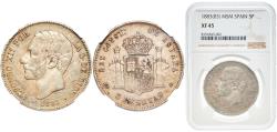 World Coins - Spain Kingdom 1883 