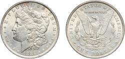 Us Coins - United States Federal republic 1886 1 Dollar "Morgan Dollar" Original luster Silver (.900) (.100 copper) Philadelphia Mint (19963000) 26.77g UNC PCGS 7166