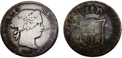 World Coins - Spain Kingdom Isabel II 1868 *18-68 40 Centimos de Escudo