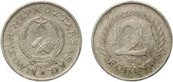 World Coins - Hungary People's Republic 1950 BP. 2 Forint Copper-nickel Hungarian mint (18500000) 4.99g VF  KM 548 ÉH 1584 H 2320 Adamo F7.1
